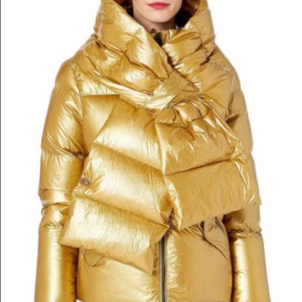 Mackage Gold Puffer Jacket Size Extra-small